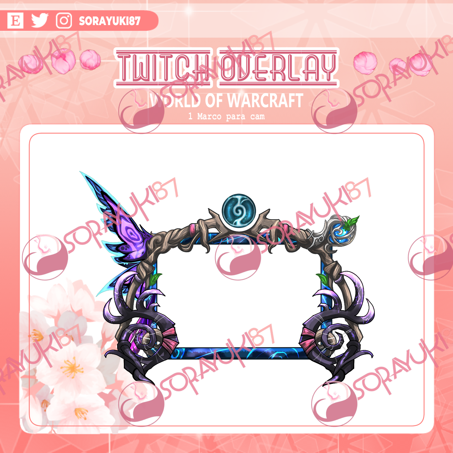 TWITCH OVERLAY Shadowlands World of Warcraft