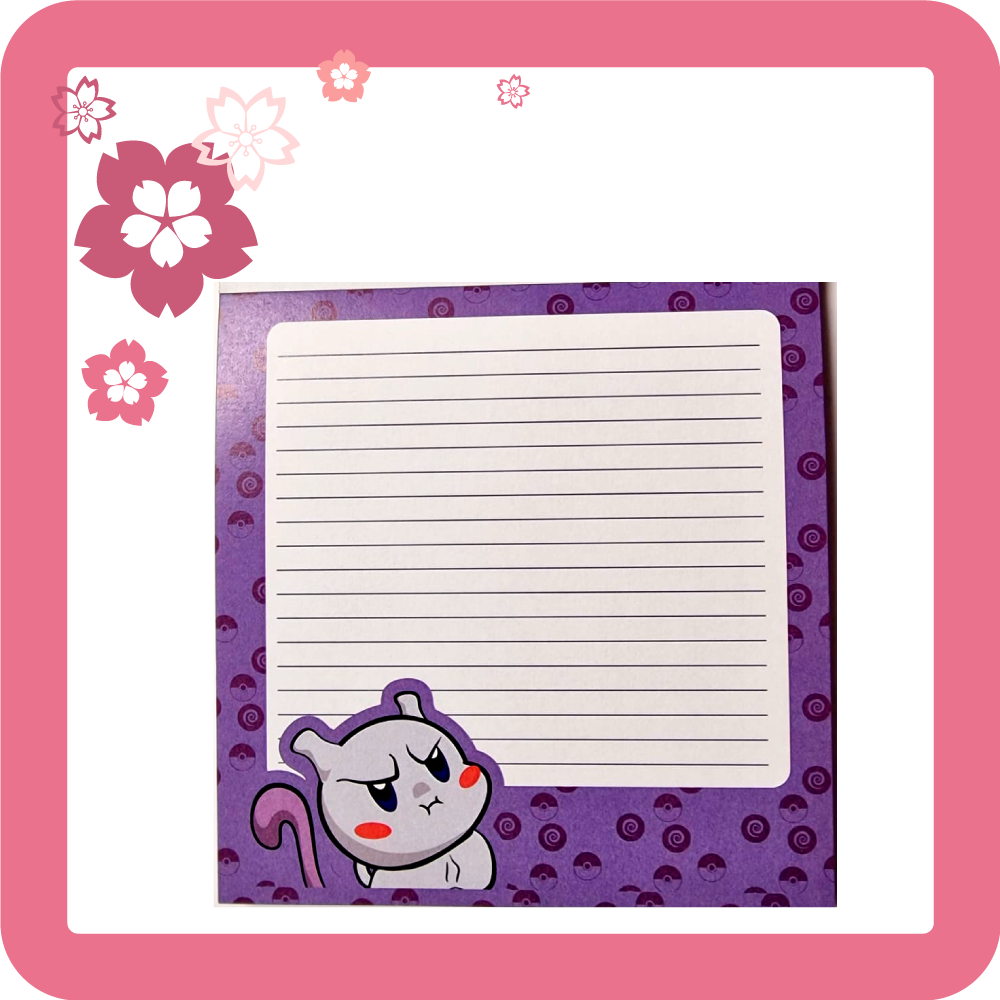 Libreta Pokémon — Mewtwo